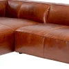 Online Hoekbank Cubetto Leather Brown 170x270cm Kasten|Tuinmeubelen