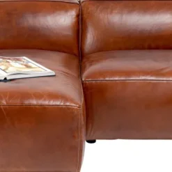 Online Hoekbank Cubetto Leather Brown 170x270cm Kasten|Tuinmeubelen