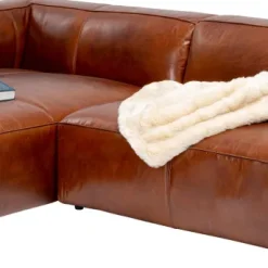 Online Hoekbank Cubetto Leather Brown 170x270cm Kasten|Tuinmeubelen