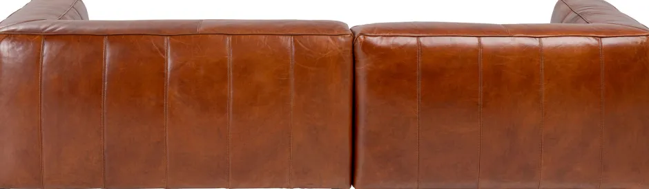 Online Hoekbank Cubetto Leather Brown 170x270cm Kasten|Tuinmeubelen