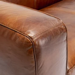 Online Hoekbank Cubetto Leather Brown 170x270cm Kasten|Tuinmeubelen