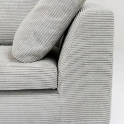 Shop Hoekbank Gianni Cord Grijs Links Kasten|Banken