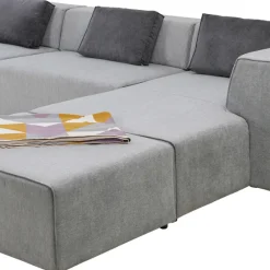 Flash Sale Hoekbank Infinity Atlanta Grijs 357cm Kasten|Tuinmeubelen
