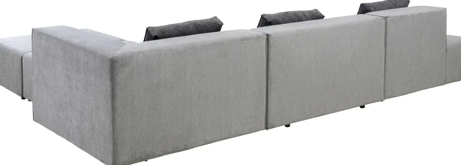 Flash Sale Hoekbank Infinity Atlanta Grijs 357cm Kasten|Tuinmeubelen
