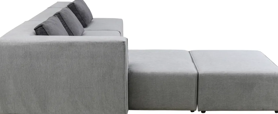 Best Sale Hoekbank Infinity Atlanta Grey Left Kasten|Tuinmeubelen