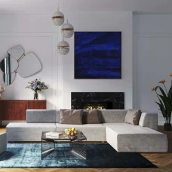 Outlet Hoekbank Infinity Ottomane Grijs Links Kasten|Tuinmeubelen