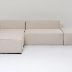 Cheap Hoekbank Infinity Ottomane Creme Links Tuinmeubelen