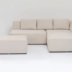 Online Hoekbank Infinity Ottomane Crème Rechts Kasten|Tuinmeubelen