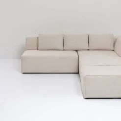 Online Hoekbank Infinity Ottomane Crème Rechts Kasten|Tuinmeubelen