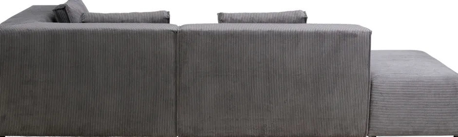 Best Sale Hoekbank Infinity Ottomane Cord Grey Right Kasten|Tuinmeubelen