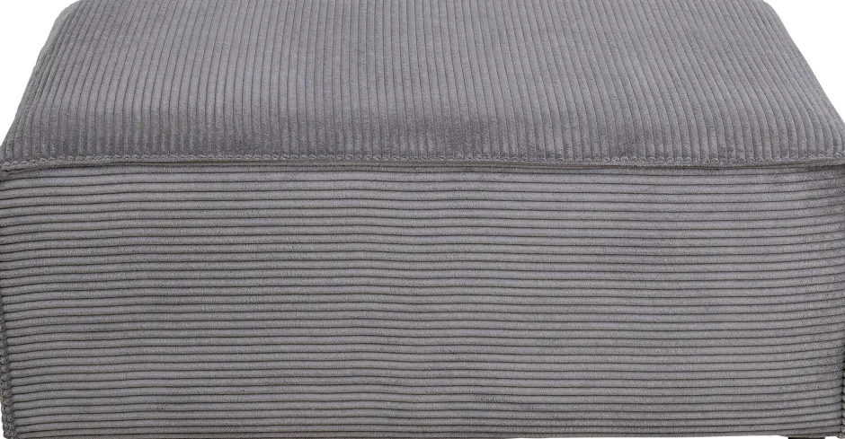 Best Sale Hoekbank Infinity Ottomane Cord Grey Right Kasten|Tuinmeubelen