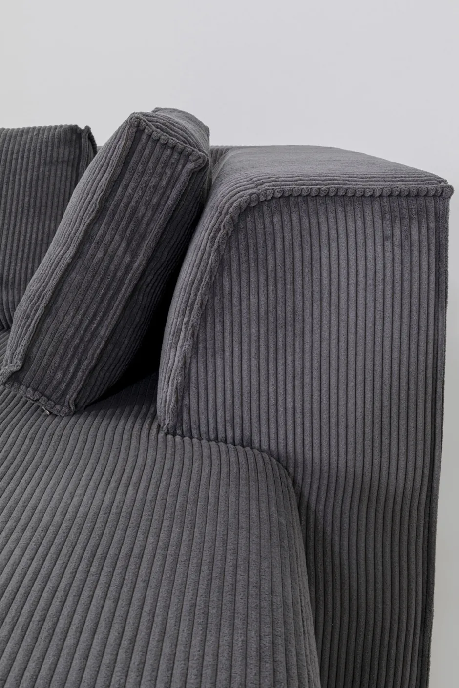 Best Sale Hoekbank Infinity Ottomane Cord Grey Right Kasten|Tuinmeubelen