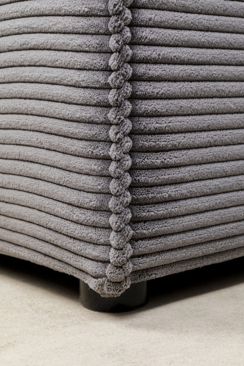 Best Sale Hoekbank Infinity Ottomane Cord Grey Right Kasten|Tuinmeubelen