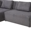 Online Hoekbank Infinity Ottomane Cord Grey Left Kasten|Tuinmeubelen