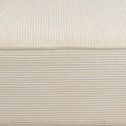 Flash Sale Hoekbank Infinity Ottomane Cord Cream Left Kasten|Tuinmeubelen