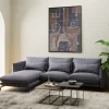 Best Hoekbank Monza Left Grey 296cm Kasten|Tuinmeubelen