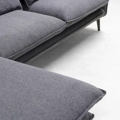 Best Hoekbank Monza Left Grey 296cm Kasten|Tuinmeubelen