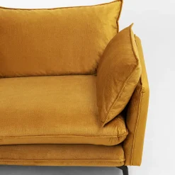 Flash Sale Hoekbank Monza Left Velvet Curry 296cm Kasten|Tuinmeubelen