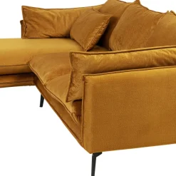 Flash Sale Hoekbank Monza Left Velvet Curry 296cm Kasten|Tuinmeubelen