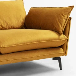 Flash Sale Hoekbank Monza Left Velvet Curry 296cm Kasten|Tuinmeubelen