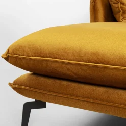 Flash Sale Hoekbank Monza Left Velvet Curry 296cm Kasten|Tuinmeubelen