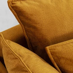 Flash Sale Hoekbank Monza Left Velvet Curry 296cm Kasten|Tuinmeubelen