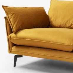 Online Hoekbank Monza Right Velvet Curry 296cm Kasten|Tuinmeubelen