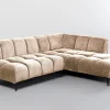 Cheap Hoekbank Nia Creme Right 250cm Kasten|Tuinmeubelen