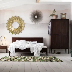 Outlet Houten Bed Brooklyn Walnut 160x200cm Bedden|Kasten