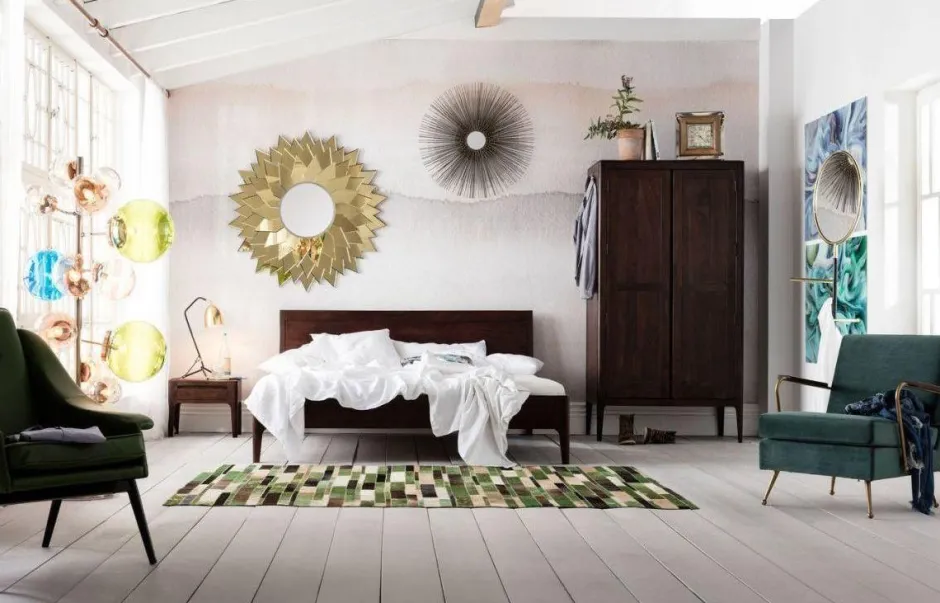 Sale Houten Bed Brooklyn Walnut 180x200cm Bedden|Kasten