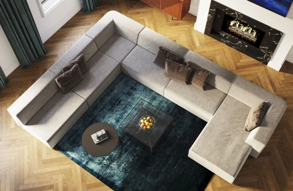 Discount Infinity Hoek Elements Grijs Rechts Kasten|Tuinmeubelen