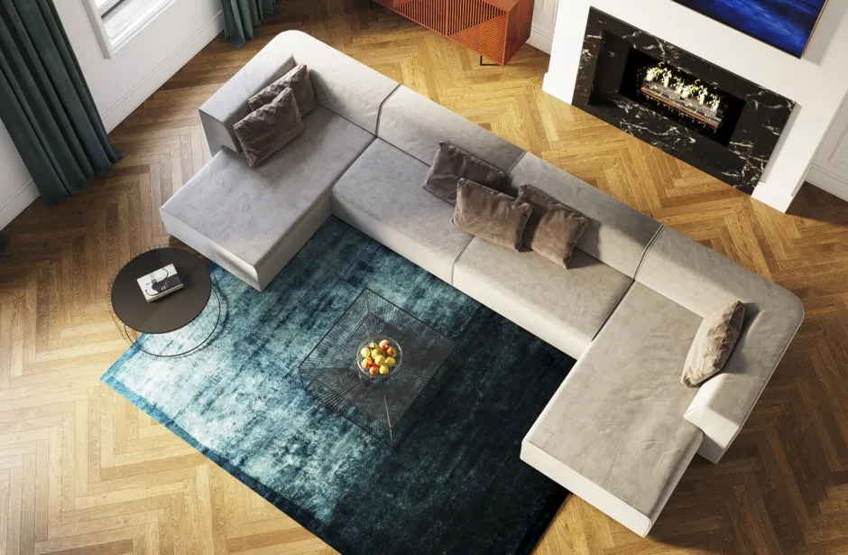 Store Infinity Ottomane Elements Grijs Links Kasten|Tuinmeubelen