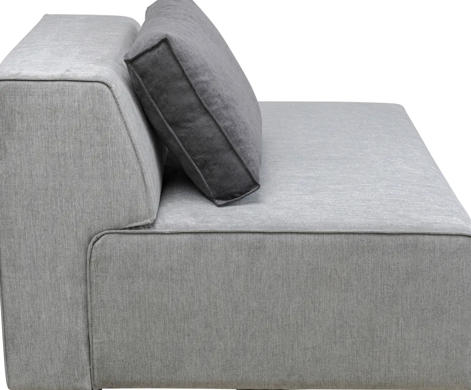 Hot Infinity Ottomane Semi Elements Grijs Rechts Kasten|Tuinmeubelen