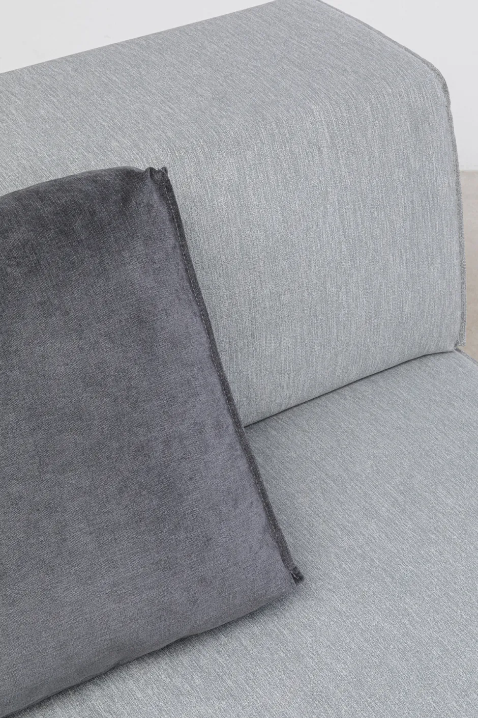 Hot Infinity Ottomane Semi Elements Grijs Rechts Kasten|Tuinmeubelen