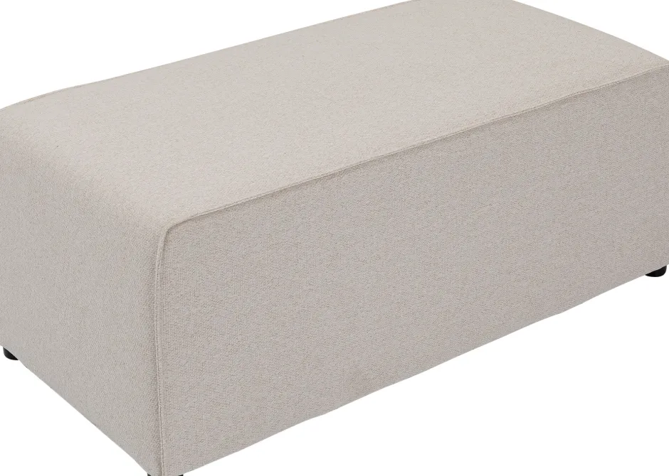 New Infinity Pouff Elements Cream 50x100cm Poefs & Krukken|Kasten