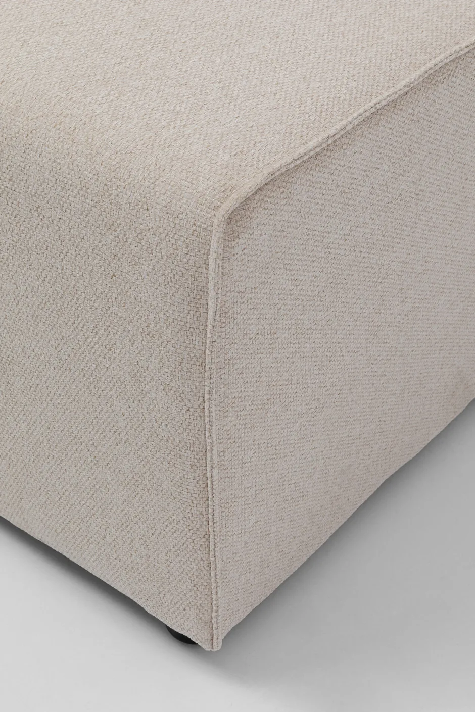 New Infinity Pouff Elements Cream 50x100cm Poefs & Krukken|Kasten