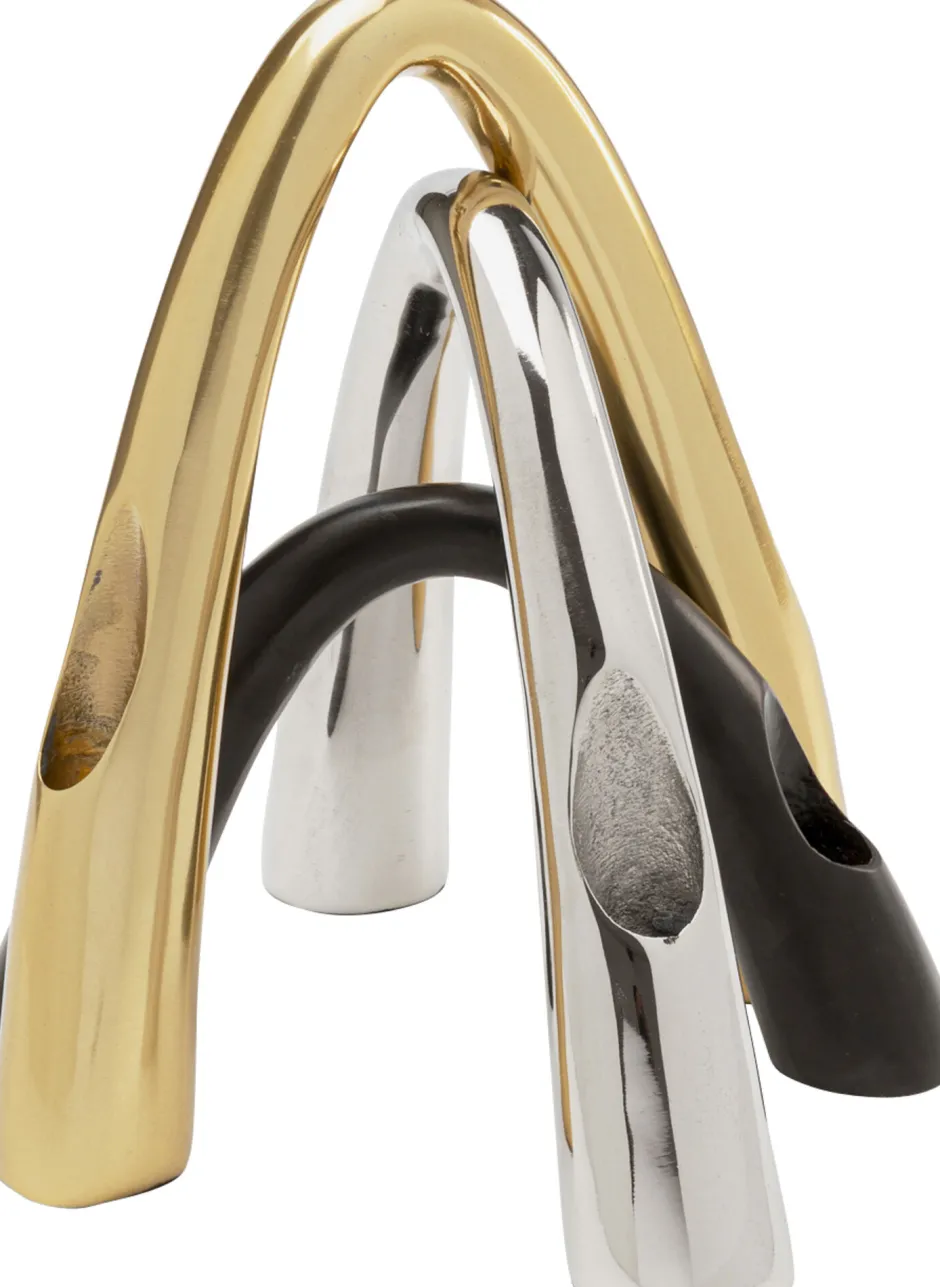 Cheap Kaarsenhouder Bow Duo Goud 25cm Woondecoratie|Kasten
