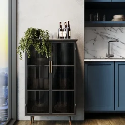 Outlet Kabinetkast La Gomera 2 Deuren Lage Kasten & Dressoirs|Tuinmeubelen