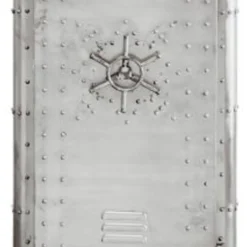 Clearance Kabinetkast Locker Silver 66x152cm Lage Kasten & Dressoirs