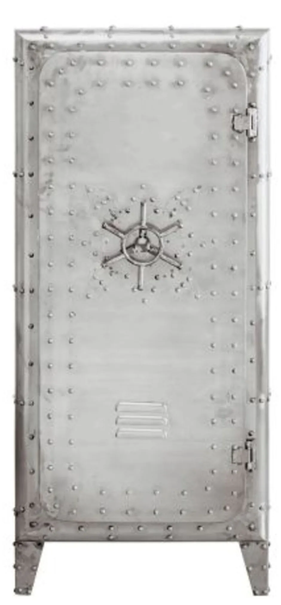 Clearance Kabinetkast Locker Silver 66x152cm Lage Kasten & Dressoirs