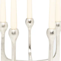 Outlet Kandelaar Stacky Silver 31cm Kasten|Tuinmeubelen