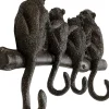 Hot Kapstok Monkey Family 38cm Kapstokken|Kasten