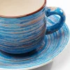 Discount Koffiekopje Swirl Blauw (2-delig) Servies & Tafelaccessoires|Kasten
