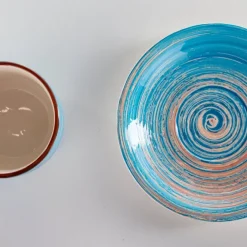Discount Koffiekopje Swirl Blauw (2-delig) Servies & Tafelaccessoires|Kasten