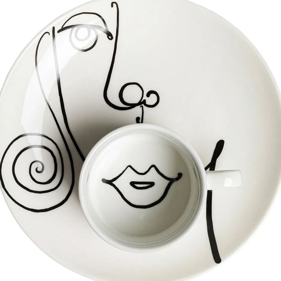 Flash Sale Koffiekopje Viso Donna (2-delig) Servies & Tafelaccessoires|Tuinmeubelen