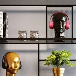 Shop Koptelefoonhouder Zwart Opbergers|Woondecoratie