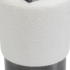 Flash Sale Kruk Cherry Boucle Cream Smoke Ø35cm Poefs & Krukken|Kasten