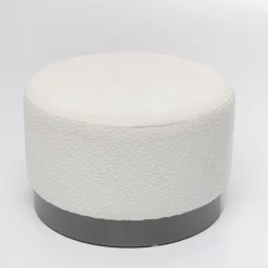 Cheap Kruk Cherry Boucle Creme Smoke Ø55cm Poefs & Krukken|Tuinmeubelen