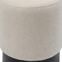 Store Kruk Cherry Cream Black Ø36cm Poefs & Krukken|Kasten