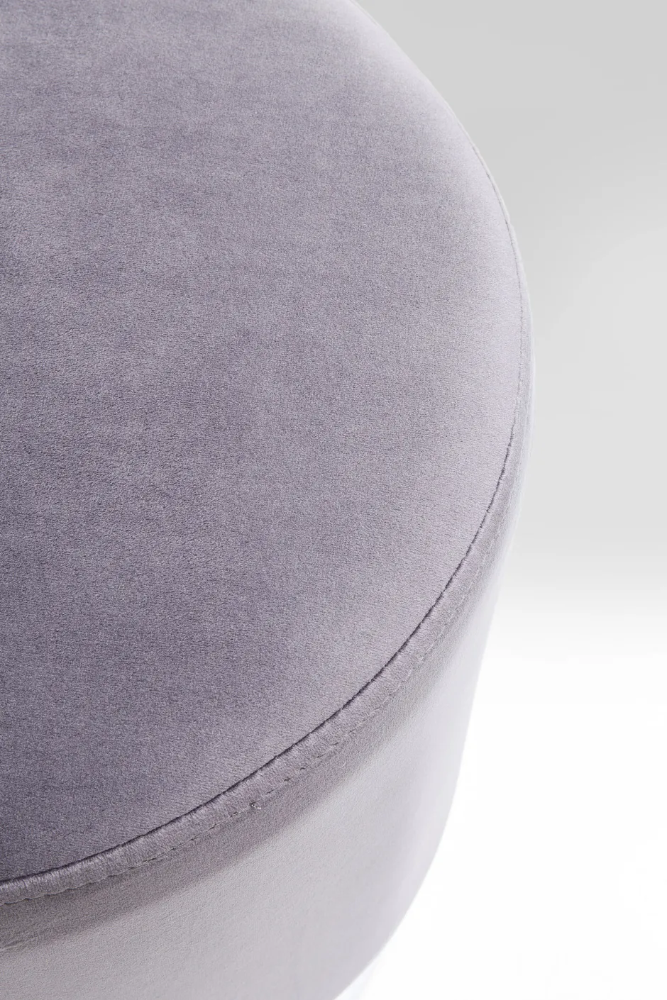 Outlet Kruk Cherry Lichtgrijs Zilver Ø35cm Poefs & Krukken|Kasten